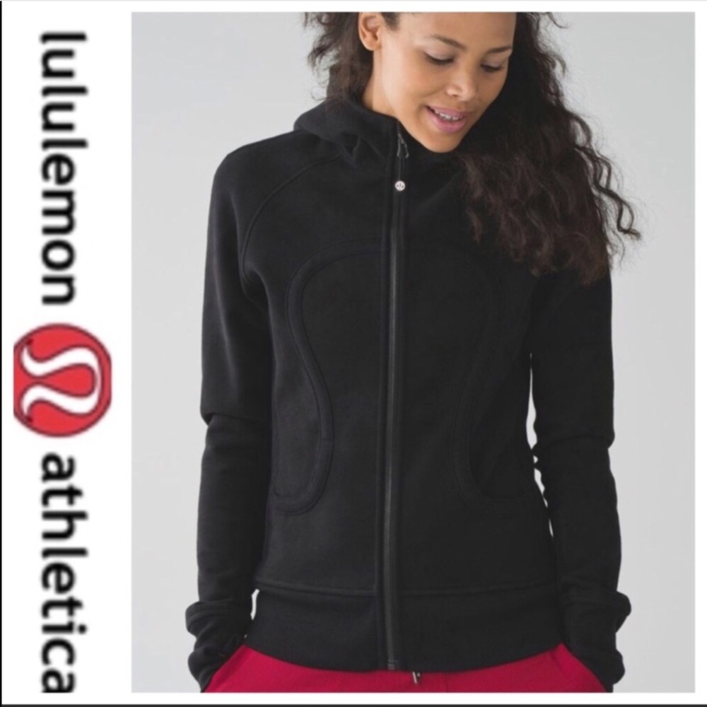 LULU LEMON Black Scuba Hoodie